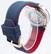 Back. Bulova - Marine Star 98A227 Automatic Men's Watch 200M - Blue, Red.