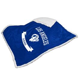 Logo Brands - Los Angeles Rams 50" x 60" Sherpa Blanket - Multicolor