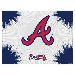 Holland Bar Stool Co. - Atlanta Braves 15" x 20" Splash Canvas Wall Art - Multicolor