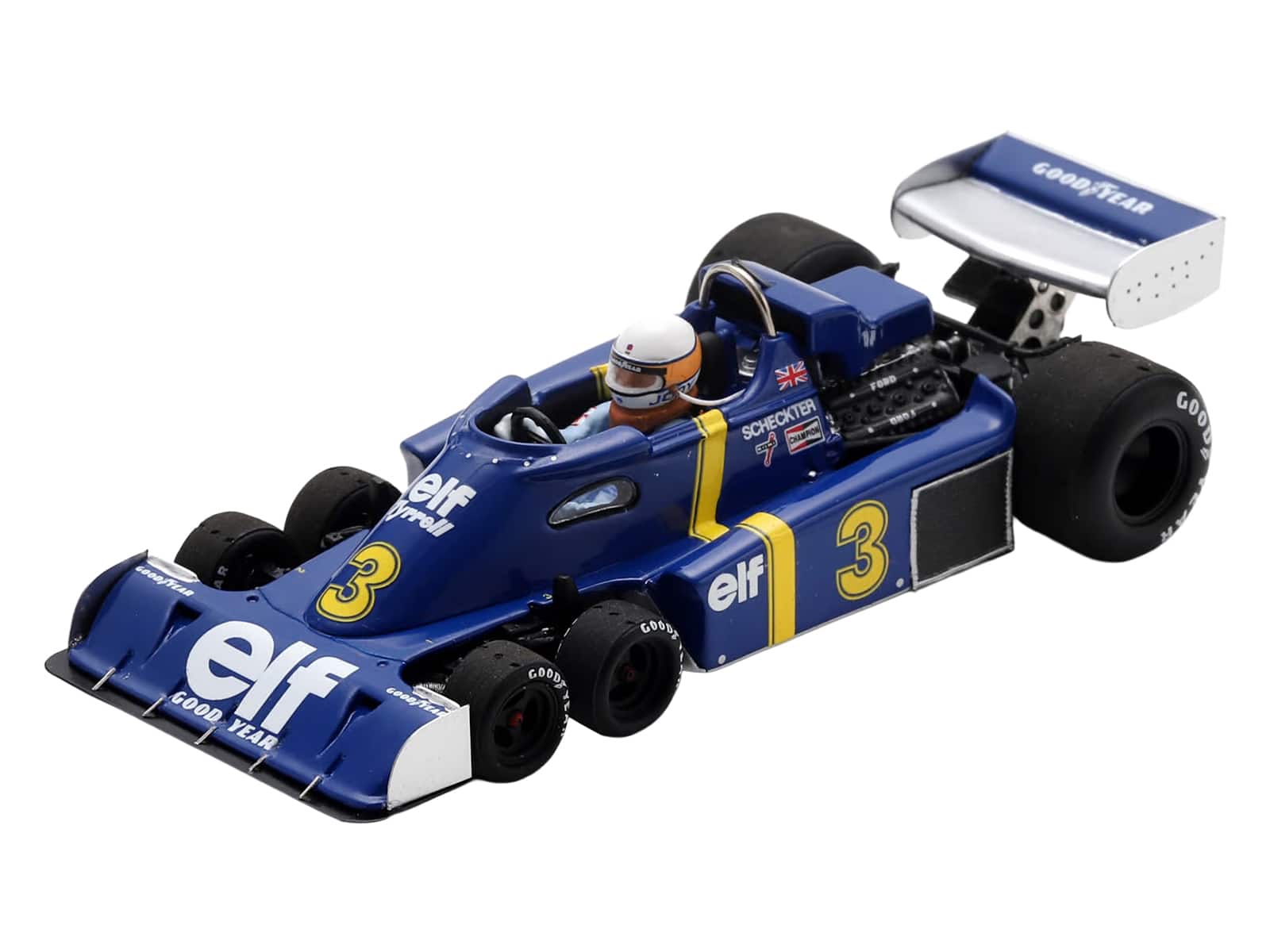 "Tyrrell P34 #3 Jody Scheckter Formula One F1 ""Belgian GP"" (1976) with Driver 1/43 Model Car by Spark" price history on PriceWatchPro