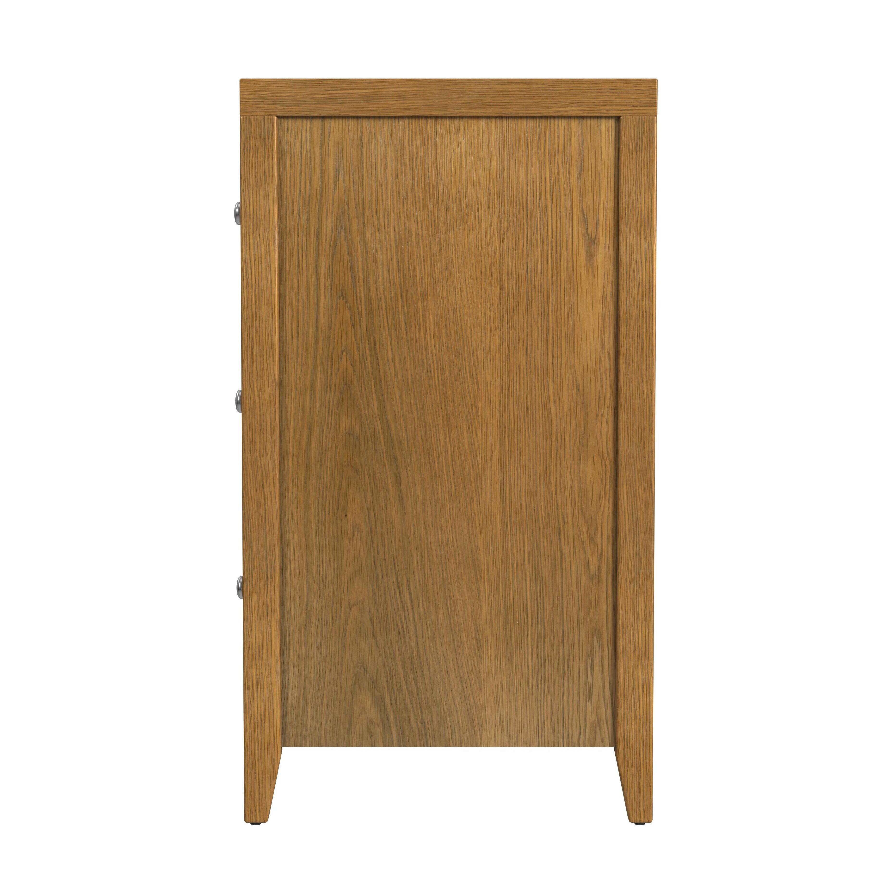Alt View 4. Butler Specialty - Dana 60 in. W Rectangular Wood 6 Drawer Dresser - Natural.