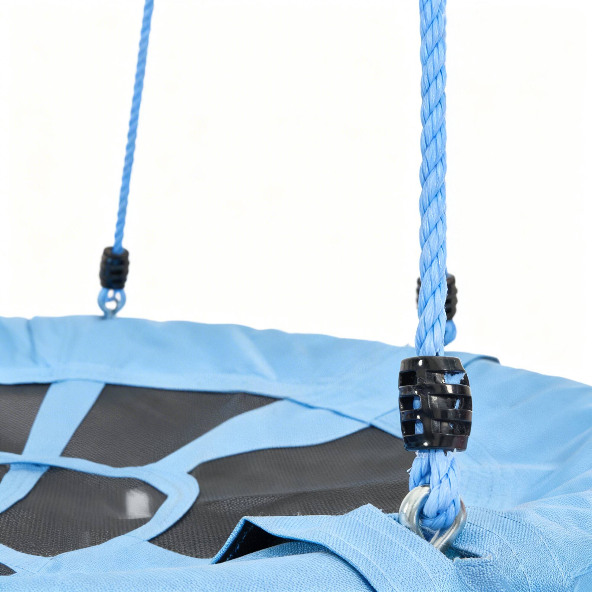 Alt View 6. Loheer - 10.83 ft Kids Swing Set with Slide and Two Swings - Blue+Pink.