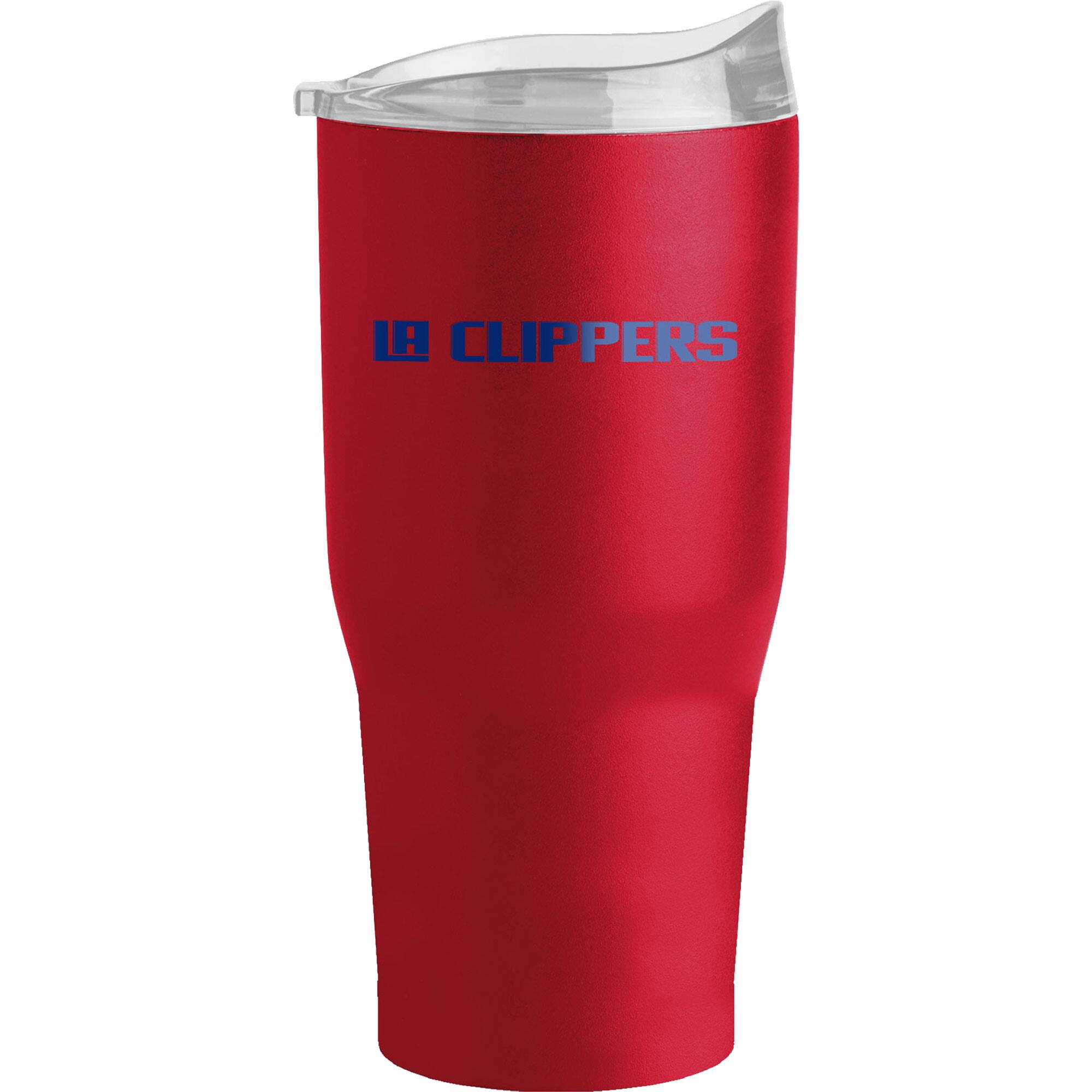 Alt View 1. Logo Brands - LA Clippers 30oz. Flipside Powder Coat Tumbler - Multicolor.