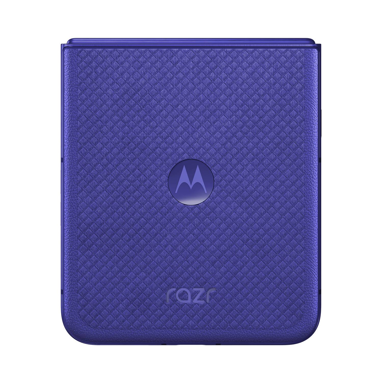 Alt View 10. Motorola - razr ultra 2026 512GB (Unlocked) - PANTONE Orient Blue.