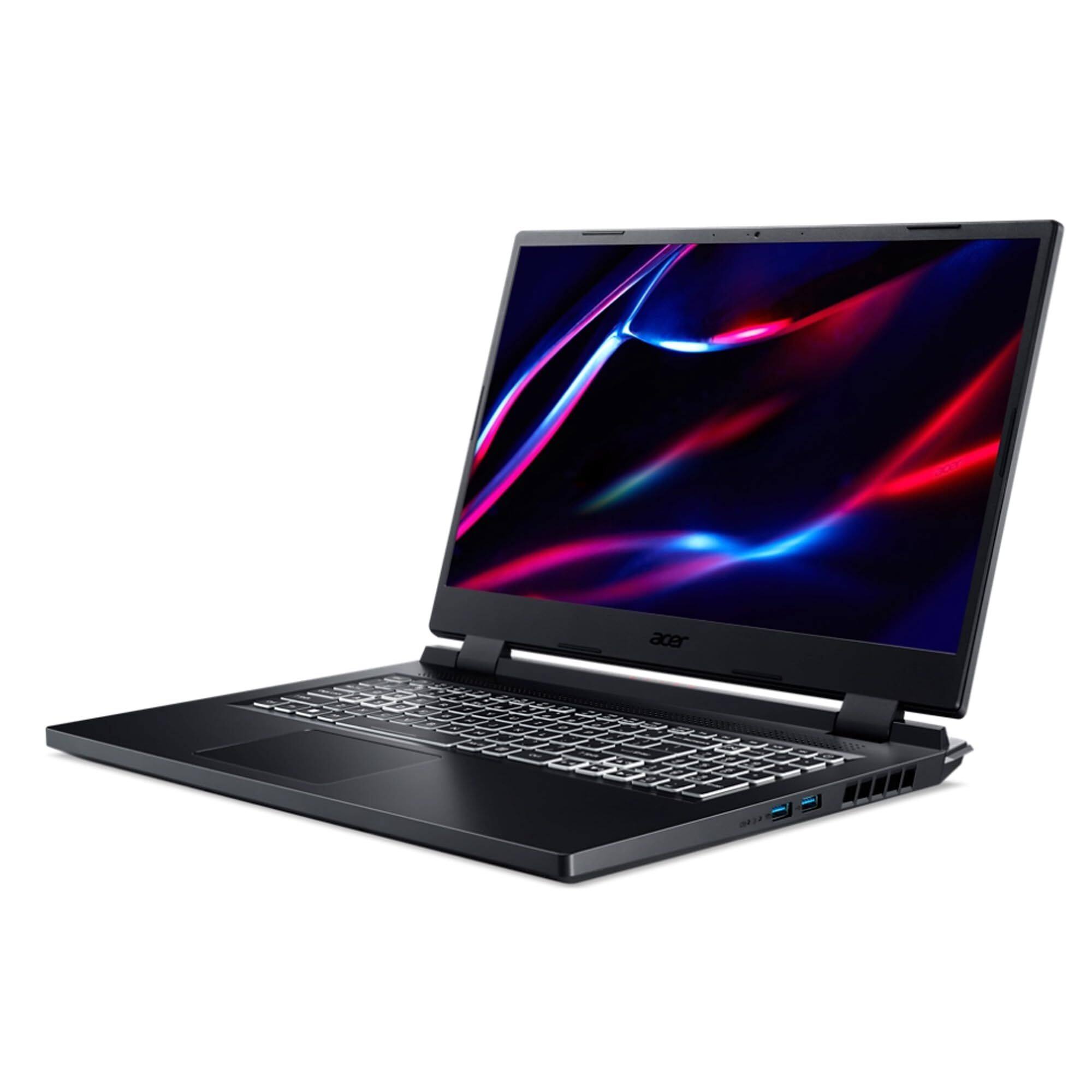 Left. Acer - Nitro 5 - 17.3" Gaming Laptop Intel Core i5-12450H 2GHz 16GB 512GB SSD W11H - Black.