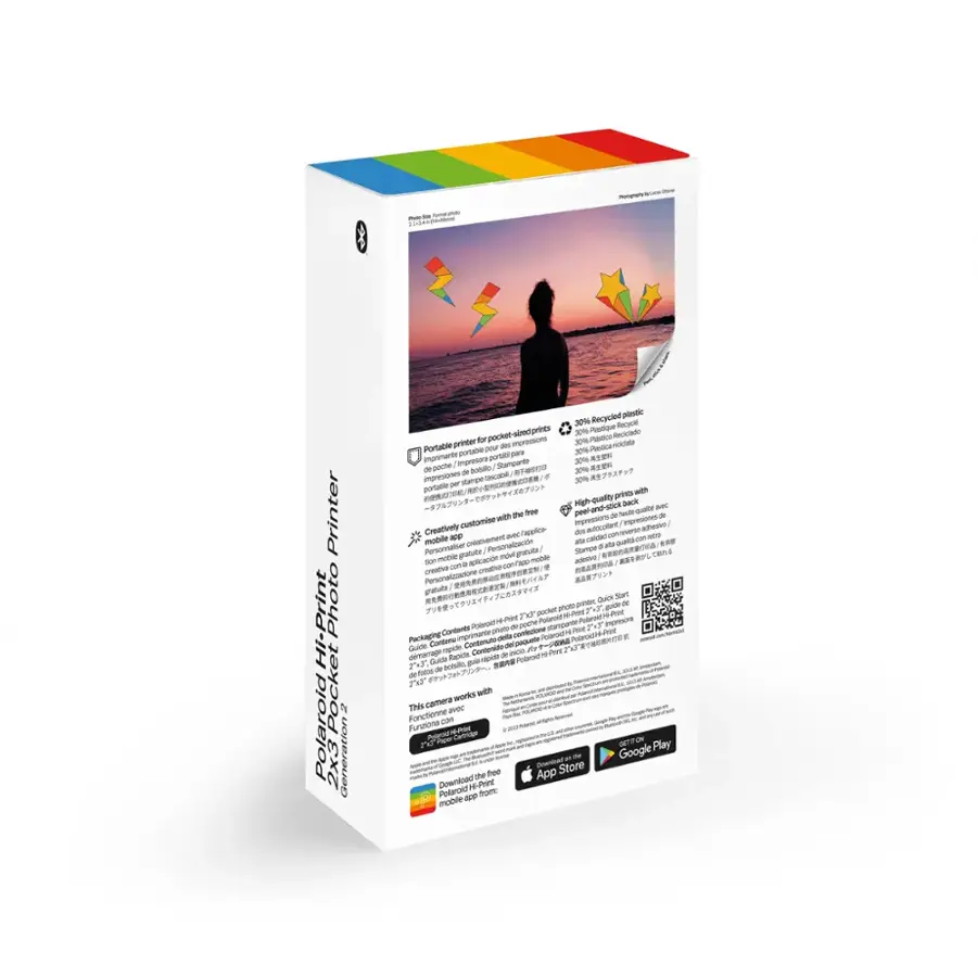 2x3 Pocket Photo Portable Polaroid Printer For Iphone Polaroid Printer Polaroid Hi-Print 2x3 Pocket Photo Printer