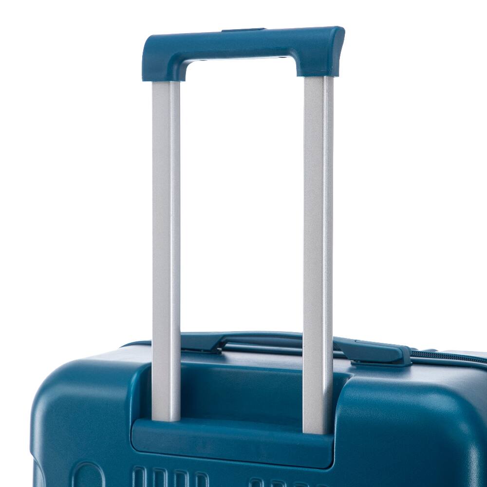 Alt View 9. Ropilly - Ropilly 3 Piece Luggage Set ABS Hard Shell Spinner Wheel Suitcase Dark Blue - Dark Blue.