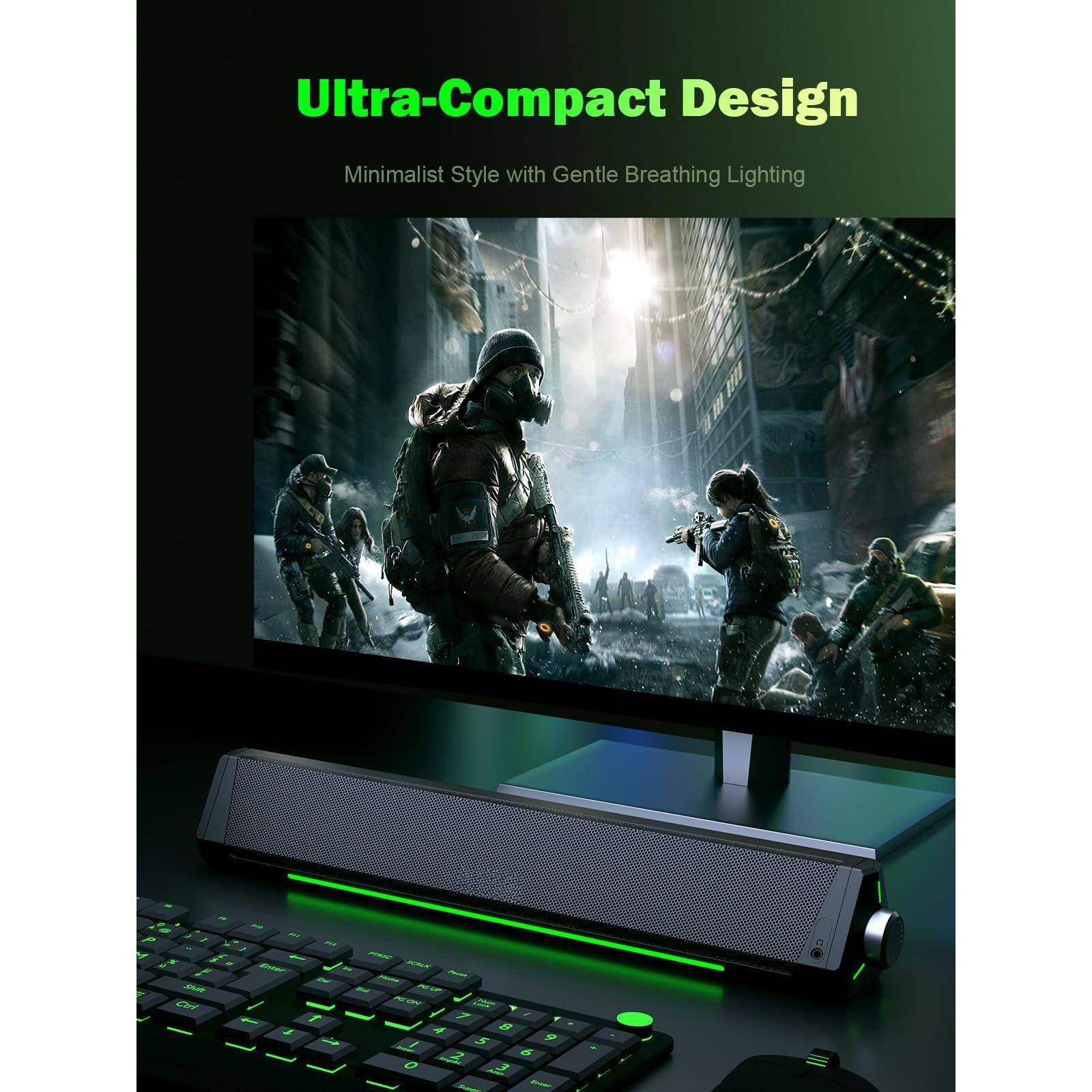 Ultra-Compact Design  
Minimalist Style with Gentle Breathing Lighting