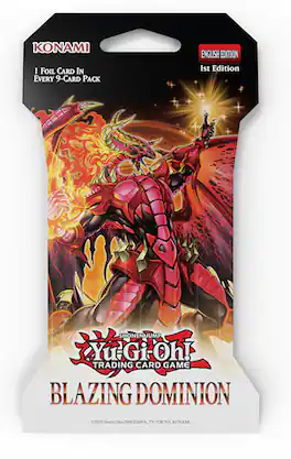 Konami - Yu-Gi-Oh! Blazing Dominion Sleeved Booster