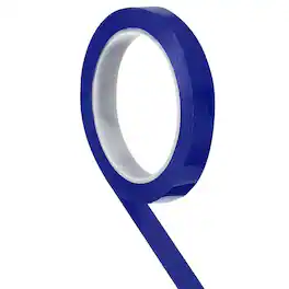 Unique Bargains - 1 Roll Whiteboard Tape, 0.6in x 72yds Thin Dry Erase Board Grid Tape, Pinstripe Lines for Classroom, Office Use - Blue