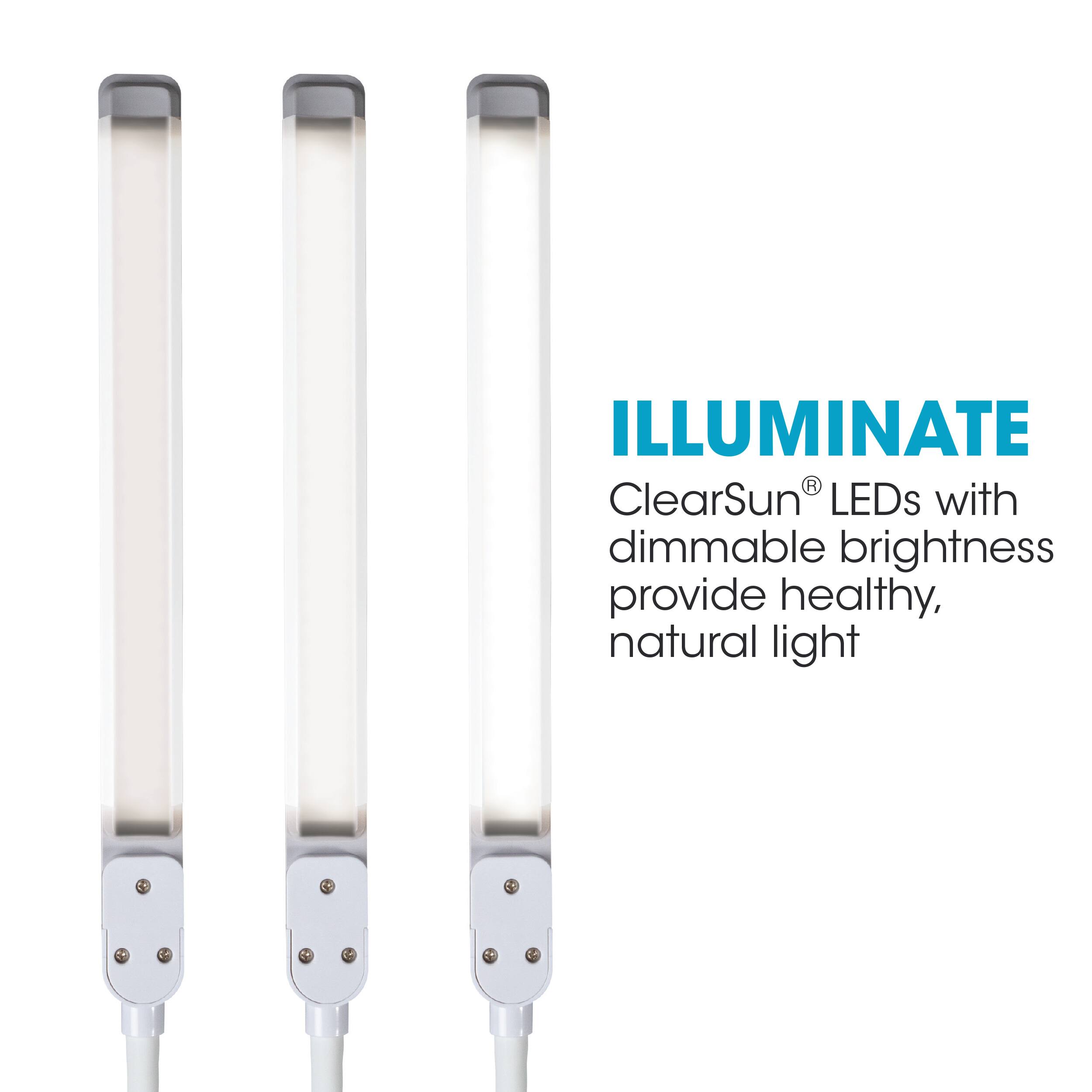 Illuminate ClearSun LEDs with dimmable brightness provide healthy, natural light.