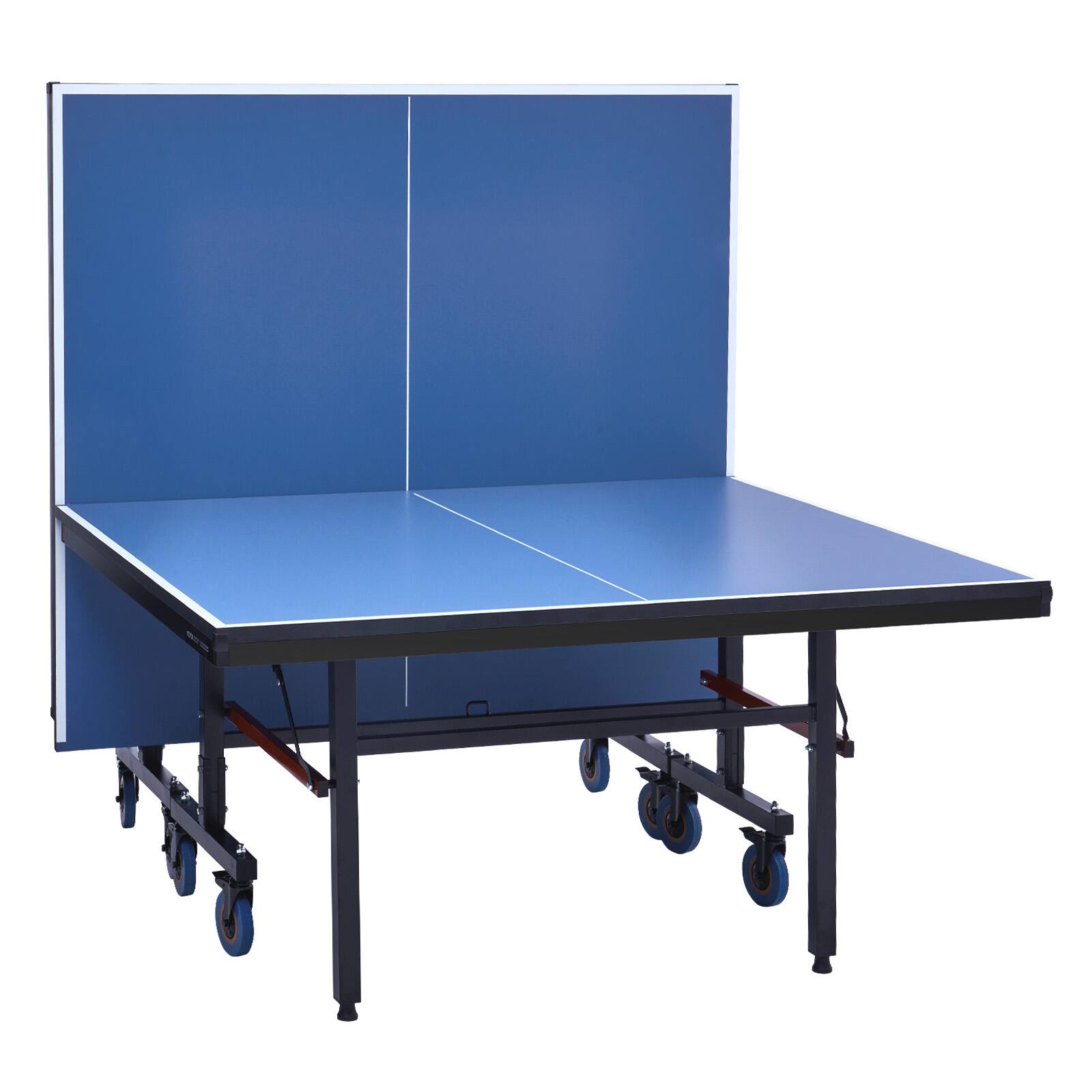 Alt View 5. VEVOR - Ping Pong Table, Professional Table Tennis Game, Indoor MDF Portable Table Tennis Table, Foldable Ping Pong Table - Blue.