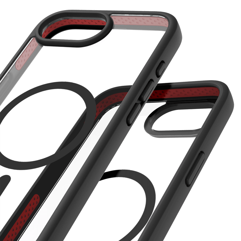 Alt View 4. Prodigee - Magneteek Series Case for MagSafe for Apple iPhone 16e - Black - Black.