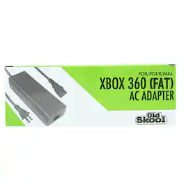 Old Skool - Xbox 360 AC Adapter Power Supply Cord - Black