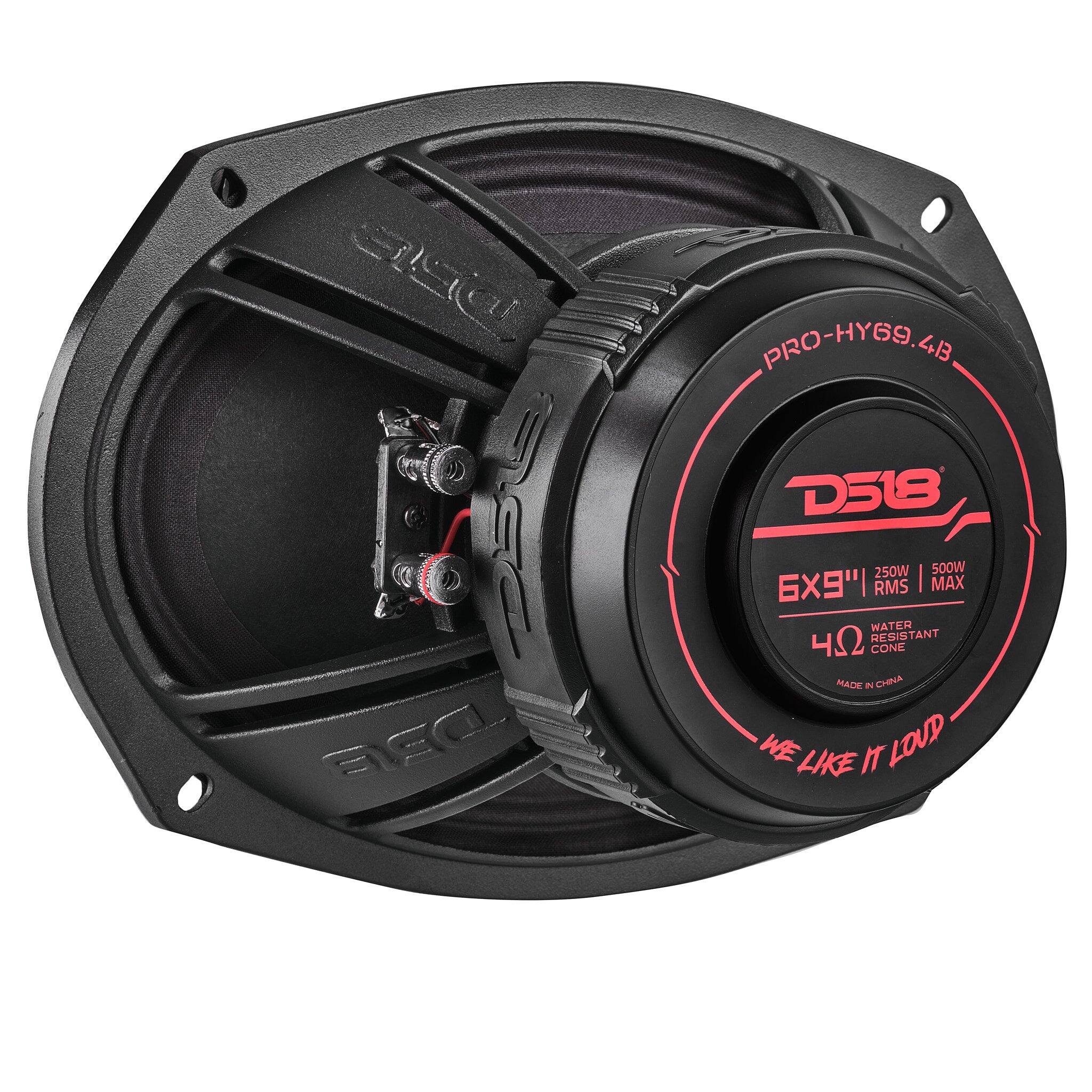 asa! SC DRF PRO-HY69.4B D518 250W 500W 6X9" RMS MAX WATER RESISTANT CONE MADE IN CHINA WE LIKE IT LOUD
