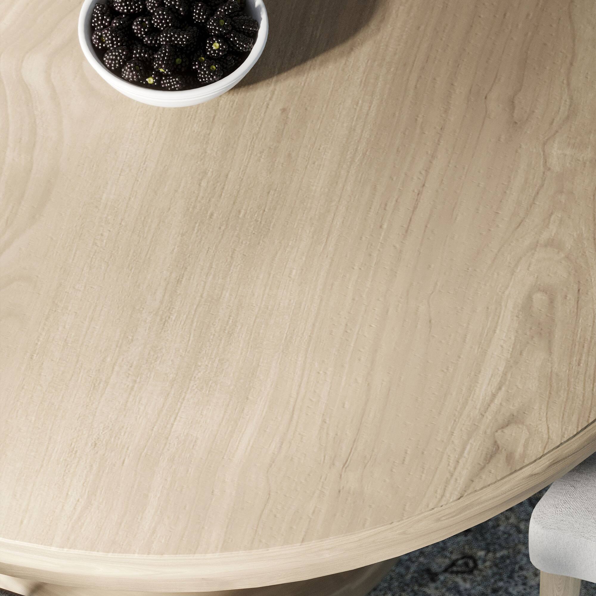 Alt View 10. Maven Lane - Maven Lane Zola Traditional Round Wooden Dining Table in Antiqued Grey Finish - Antiqued Grey.