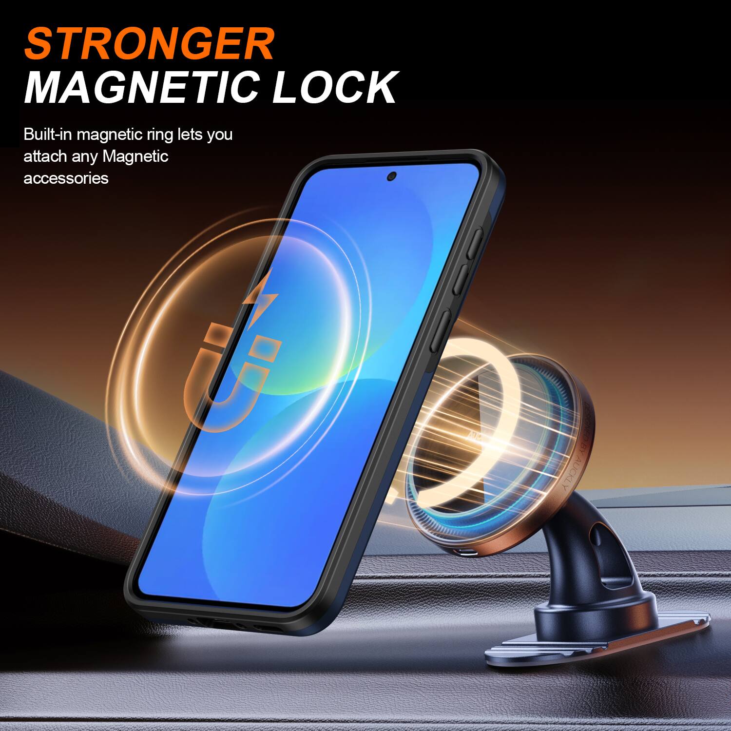 Dteck Heavy Duty Case for Samsung Galaxy A57 with Foldable Ring Stand ...