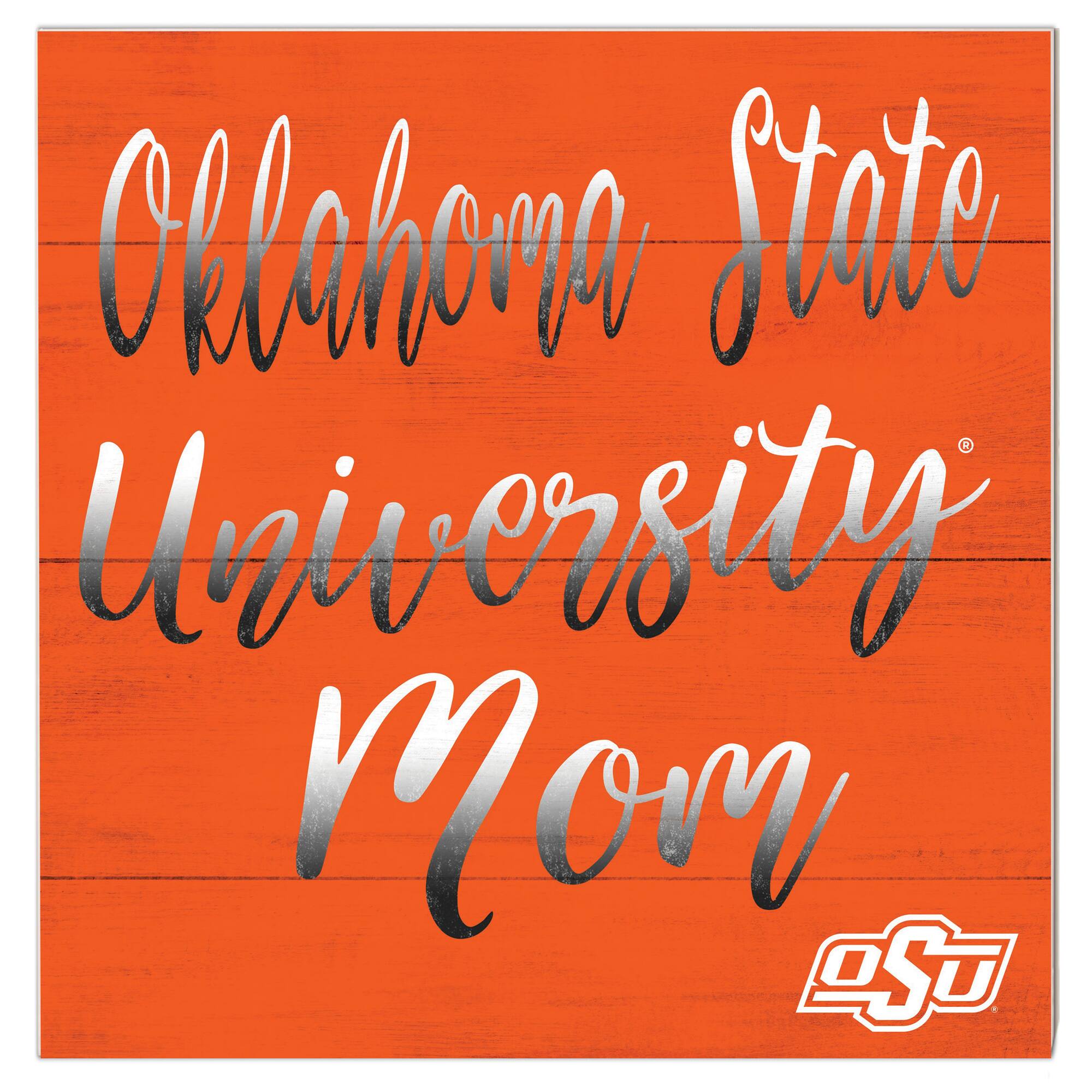 Jardine - Oklahoma State Cowboys 10'' x 10'' Mom Plaque - Orange