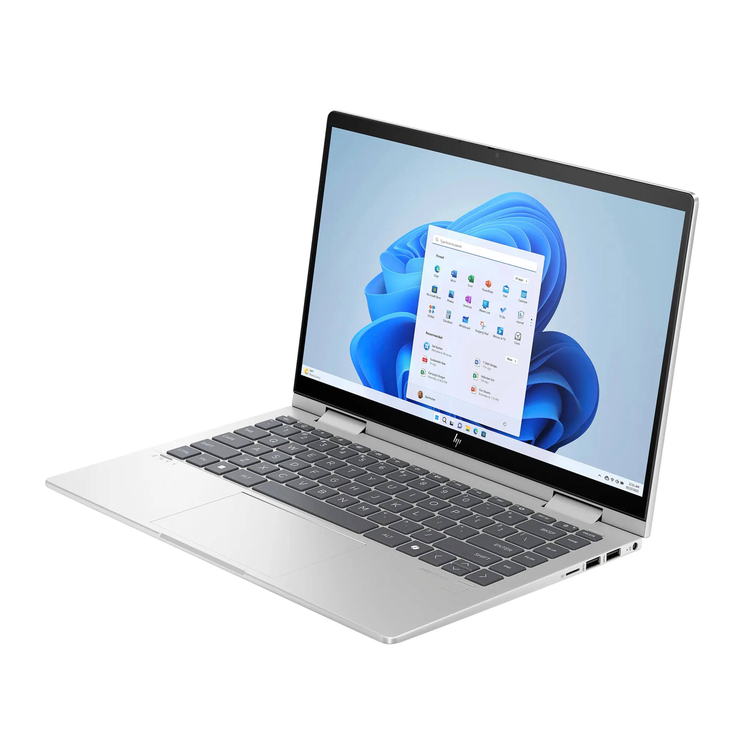 Alt View 5. HP - HP Envy 2-in-1 14" Full HD Touch-Screen Laptop - Intel Core 5 - 8GB Memory - 2TB SSD - Natural Silver - Natural Silver.