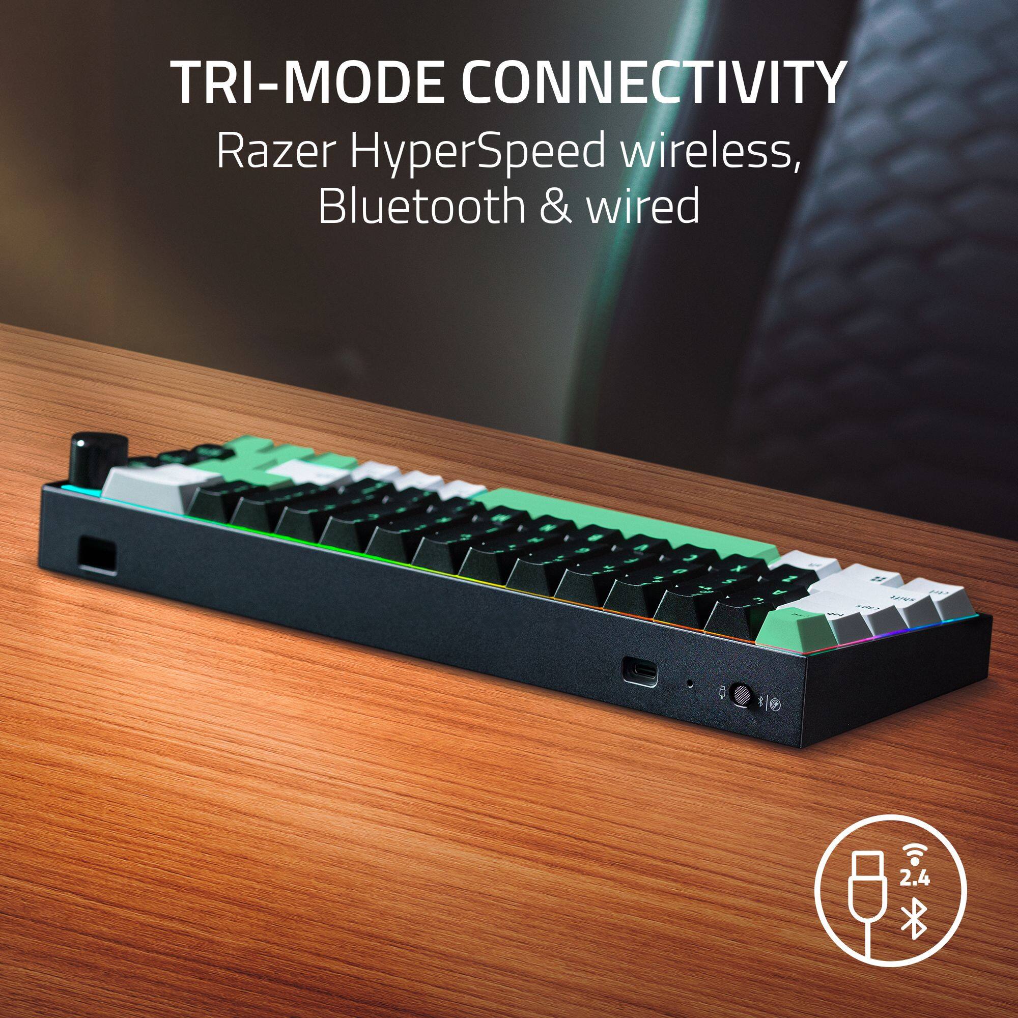 Razer Reclusa Mini 65% Wireless Enthusiast Gaming Keyboard with Hot ...