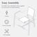 Easy Assembly
A simple 5-part assembly comes together for quick and convenient seating
1 Person
30 min Assembly
Tools Included
