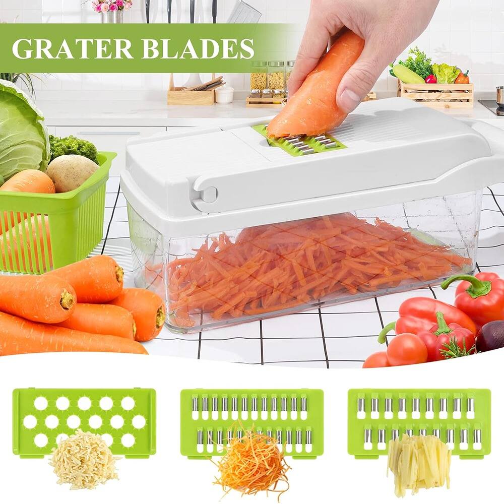 PARKER SLATER 13 in 1 Kitchen Food Chopper – Onion & Vegetable Slicer ...