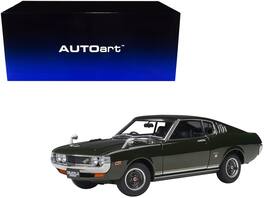 1973 Toyota Celica Liftback 2000GT (RA25) RHD (Right Hand Drive) 1/18 Model Car by Autoart - Moss Green