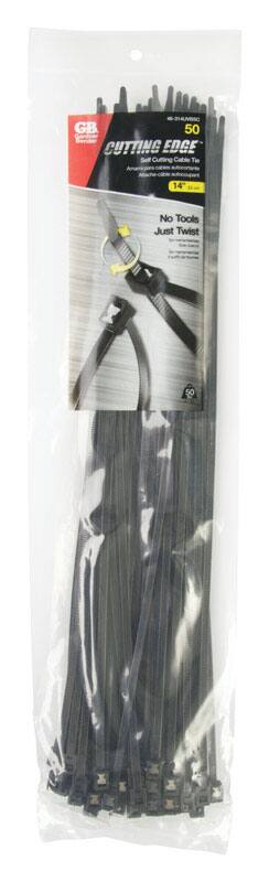 GB Bender  
CUTTING EDGE  
Self Cutting Cable Tie  
14"  
No Tools Just Twist  
50