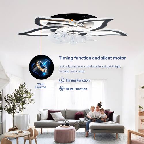 Timing function and silent motor  
Not only bring you a comfortable and quiet night, but also save energy  
35db Breathe  
Timing Function  
Mute Function