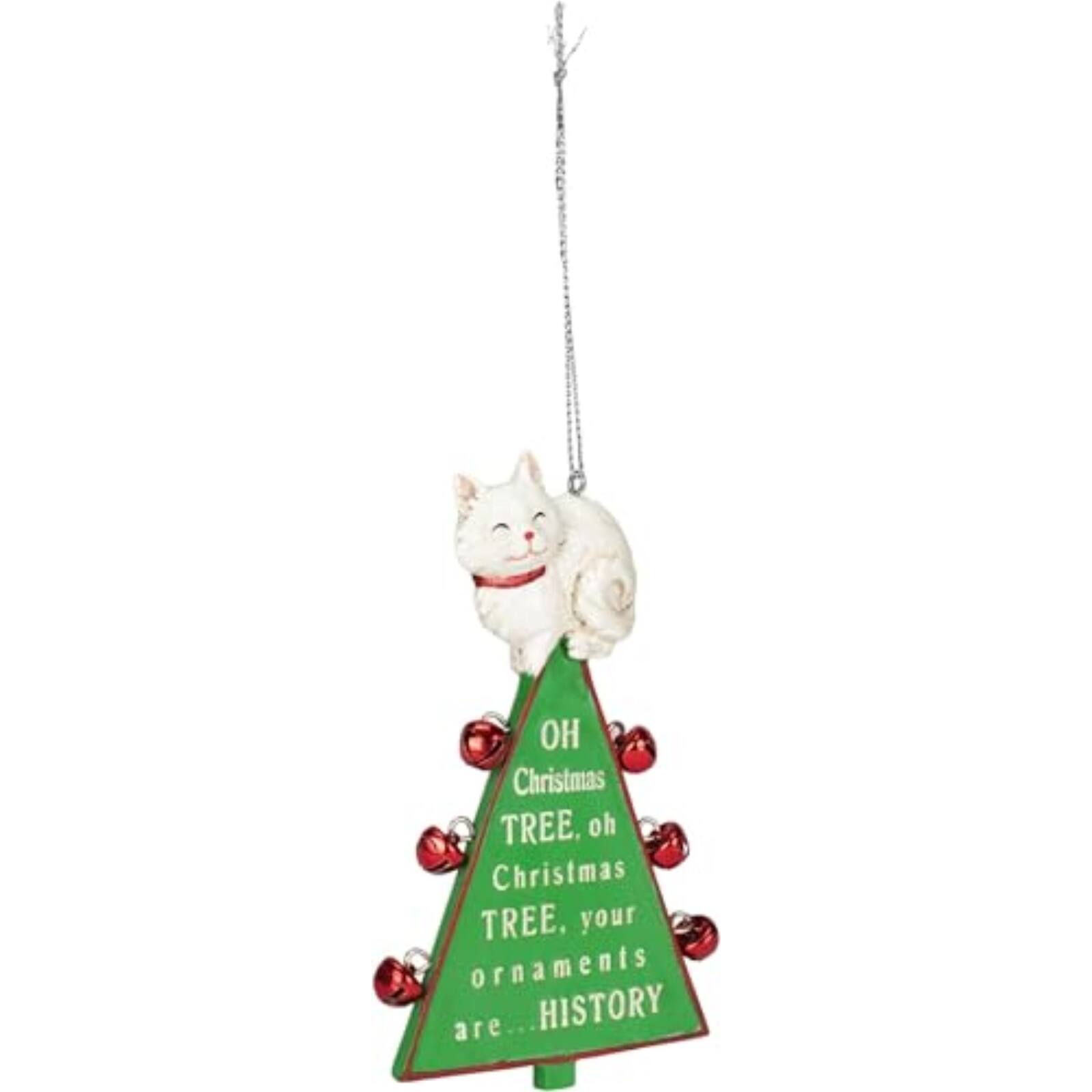 OH Christmas TREE, oh Christmas TREE, your ornaments are HISTORY