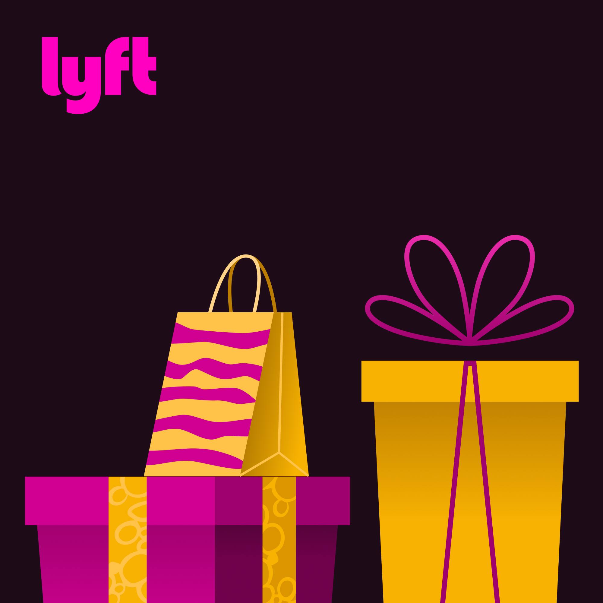 Alt View 3. Lyft - $50 Gift Card - Pink.