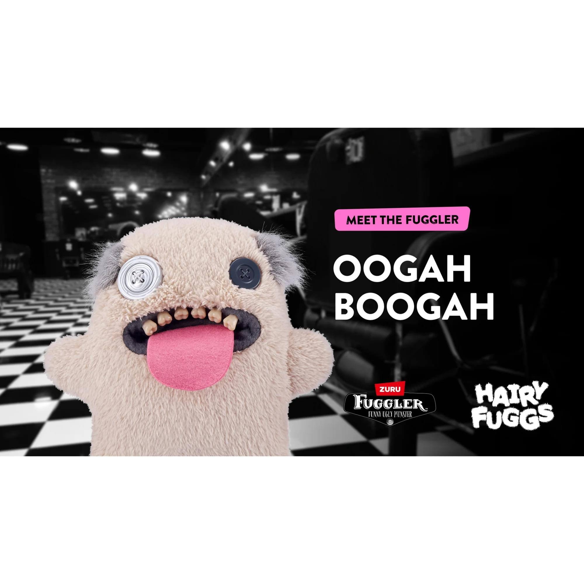 ZURU Fuggler Hairy Fuggs 9 Inch Plush | Oogah Boogah (Balding