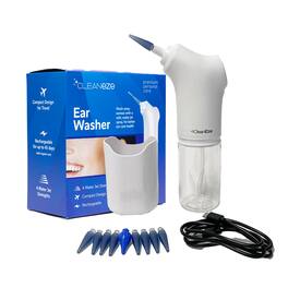 CleanEze - Smart Visual Ear Wax Removal Tool, Electric Ear Cleaner Kit with 4 Adjustable Working Modes, for Home Ear Cleaning - White