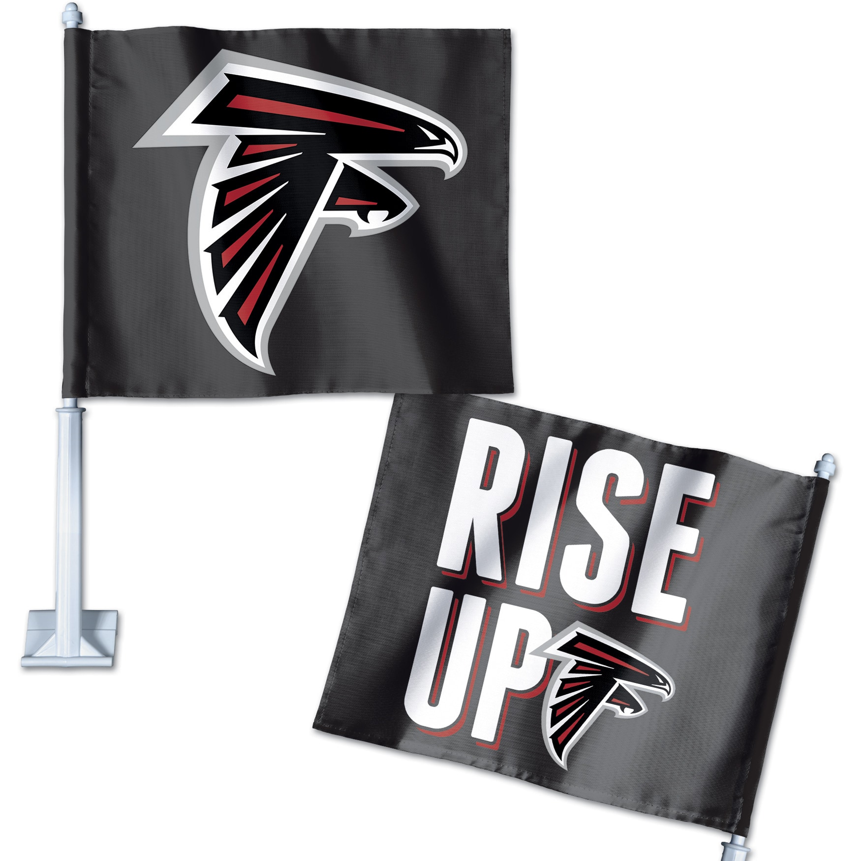 Photos - Other Decoration Atlanta WinCraft -  Falcons Double-Sided Slogan Car Flag - Multicolor 3204465 