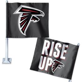 WinCraft - Atlanta Falcons Double-Sided Slogan Car Flag - Multicolor