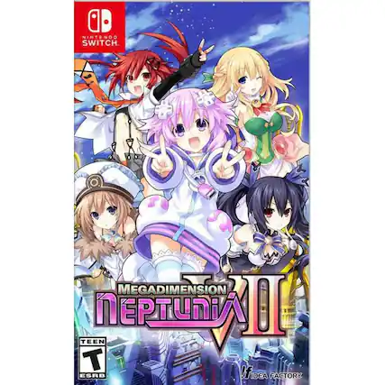Nintendo Switch
MEGADIMENSION NEPTUNE U
TEEN
ESRB
IDEA FACTORY - T (Teen 13+)