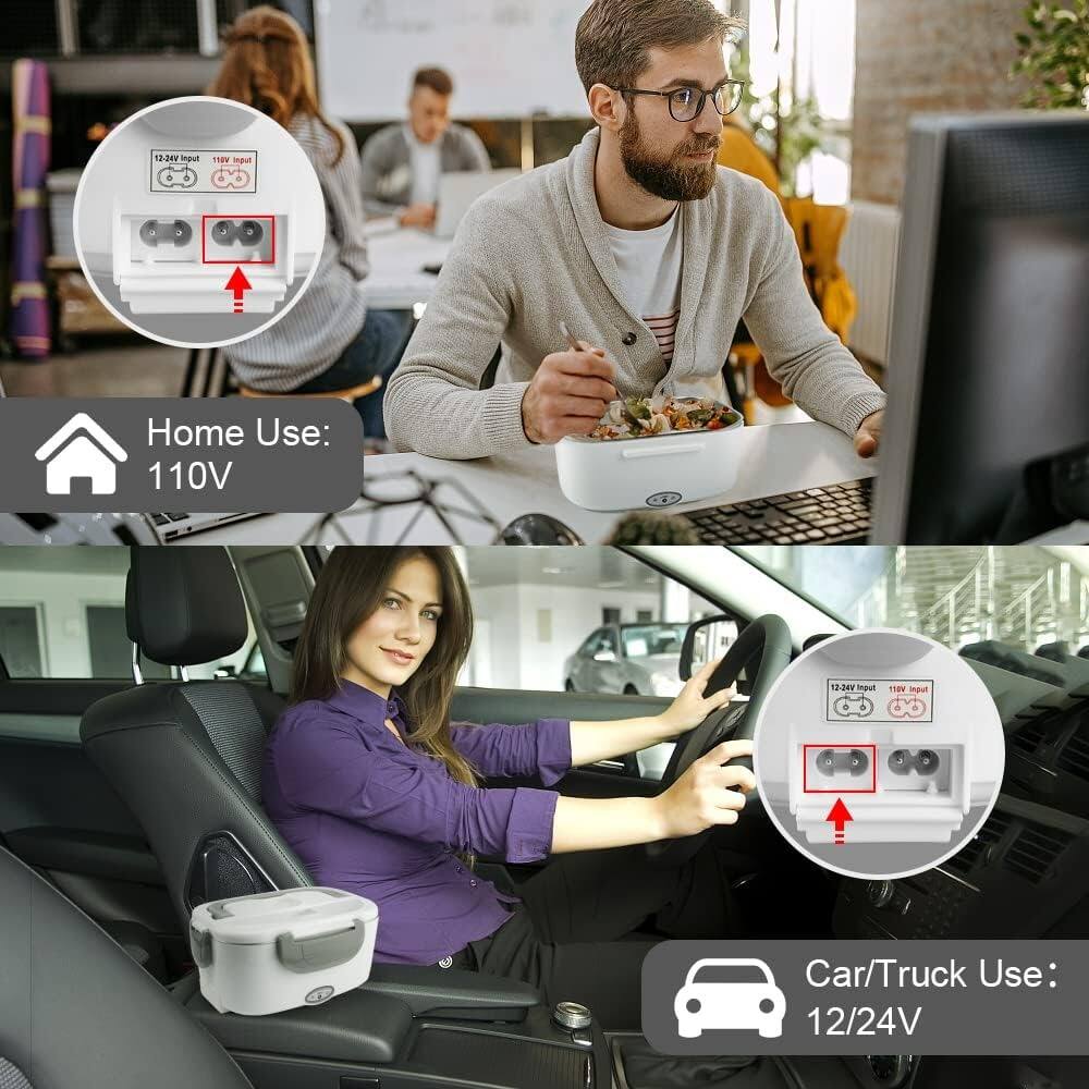 Home Use: 110V  
Car/Truck Use: 12/24V