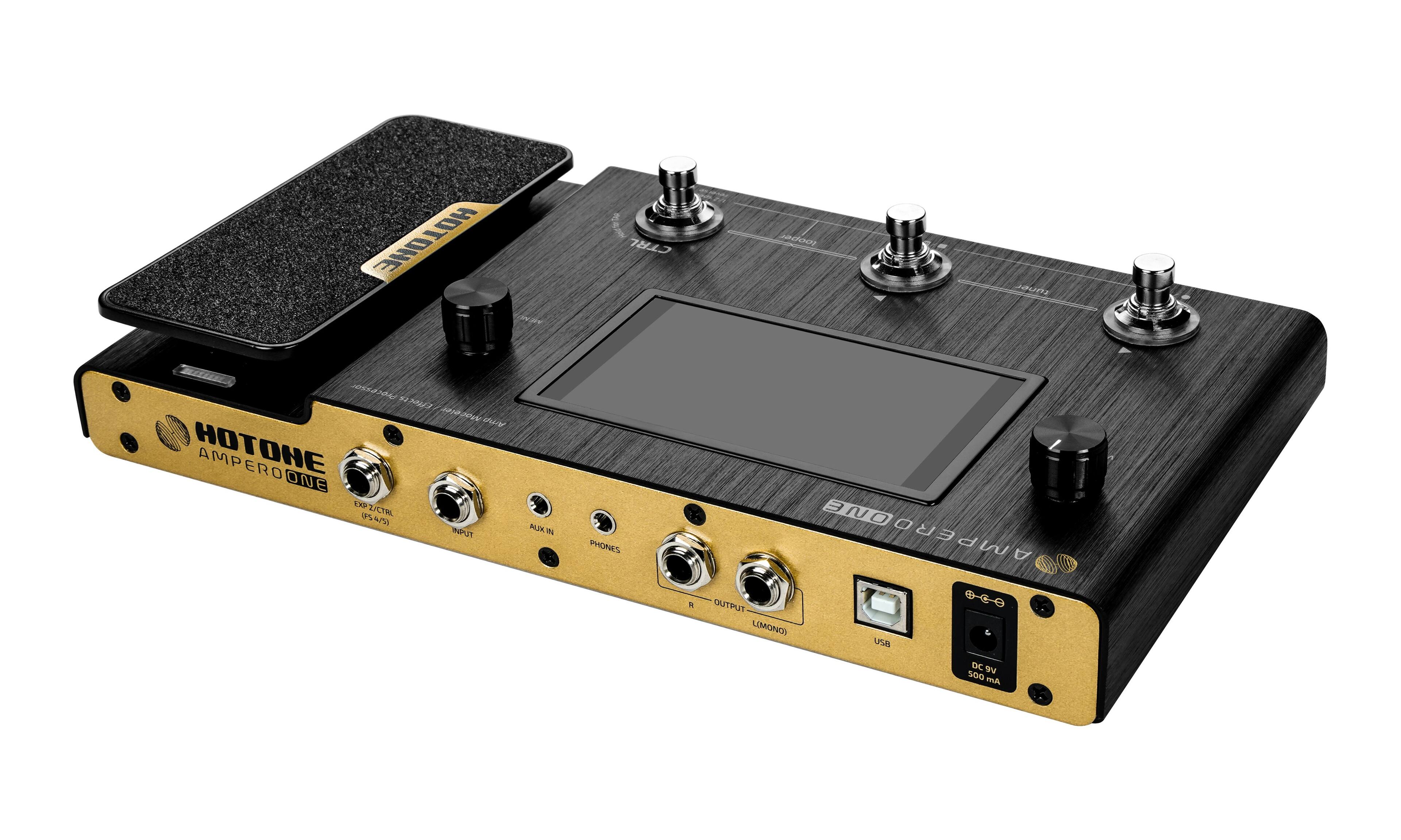 Alt View 11. Hotone - Ampero One Effects Pedal - Black.