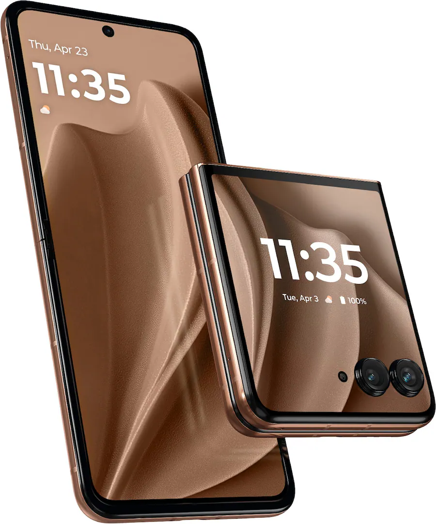 Motorola razr+ 2025 256GB (Unlocked) PANTONE Mocha Mousse PB2J0018US ...