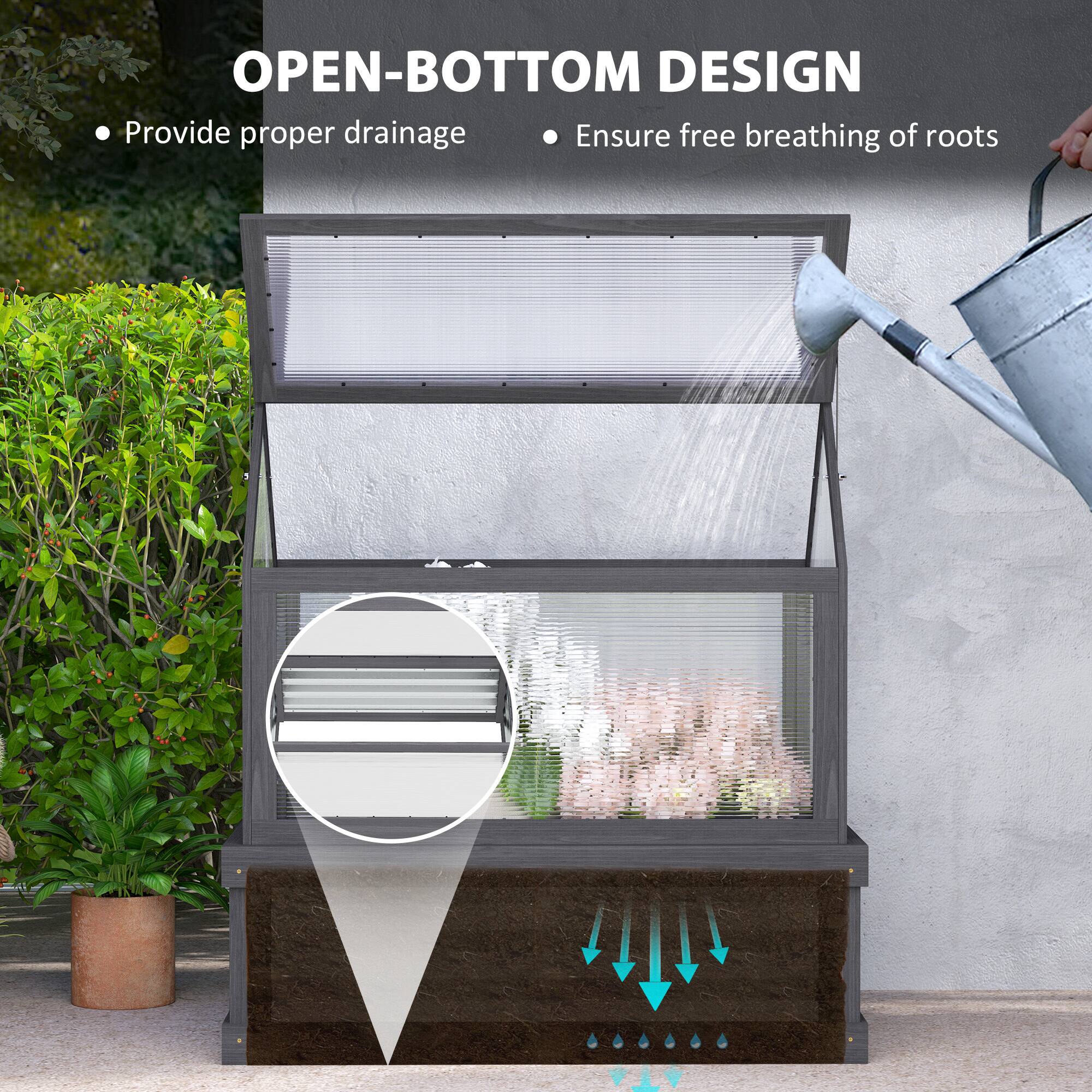 OPEN-BOTTOM DESIGN

Provide proper drainage
Ensure free breathing of roots
