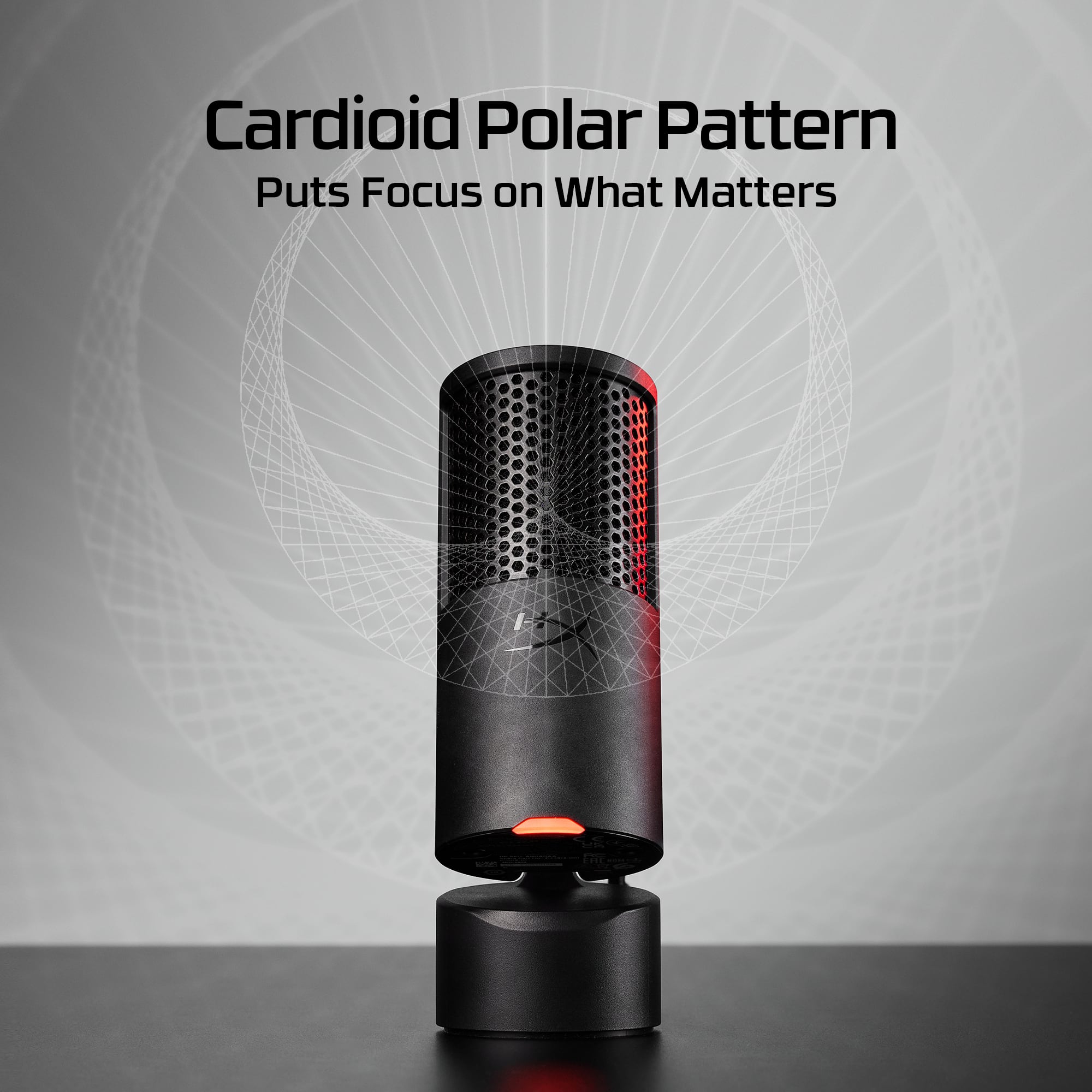 Cardioid Polar Pattern
Puts Focus on What Matters