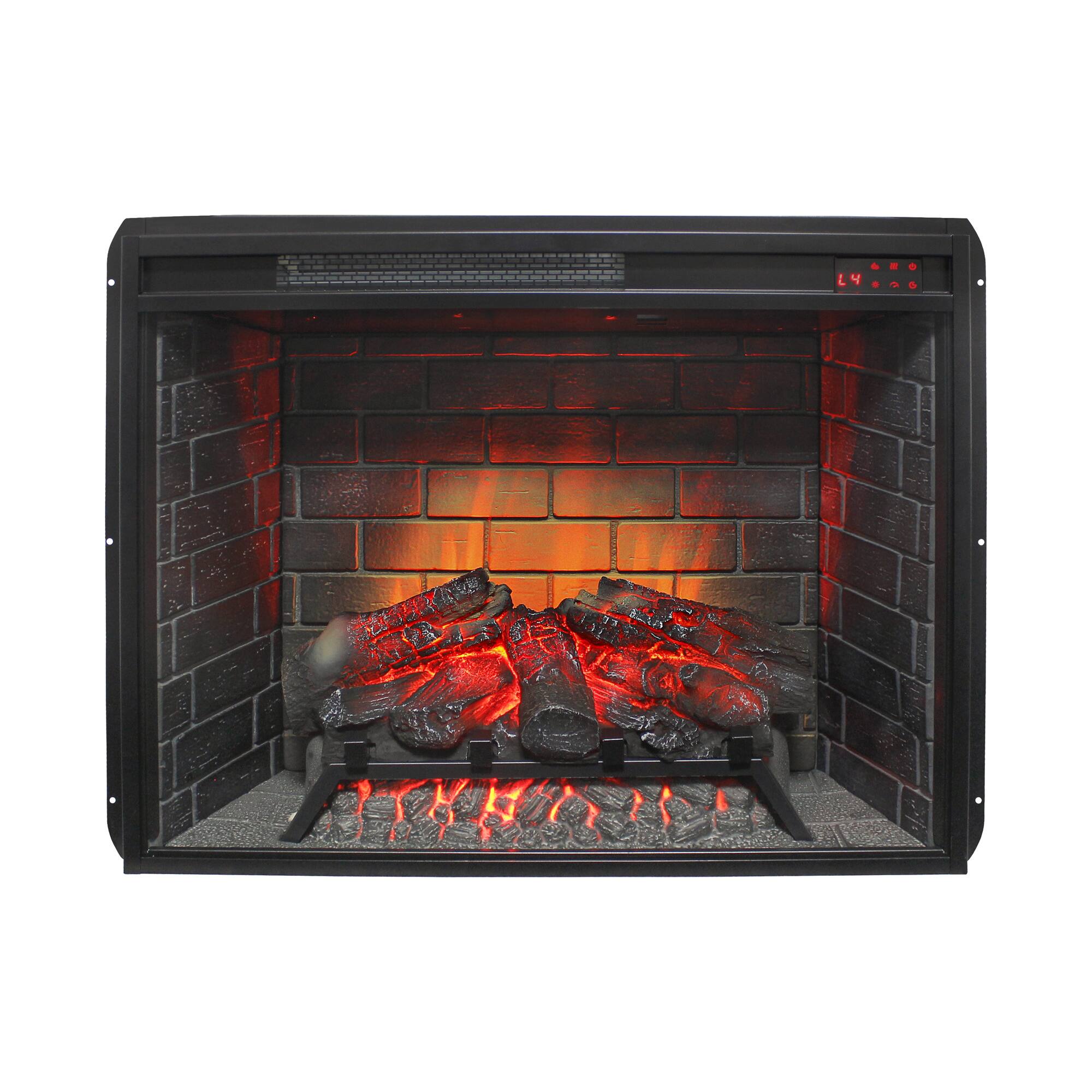 Boyel Living 28 in Infrared Electric Fireplace Insert 1500W 5000 BTU ...