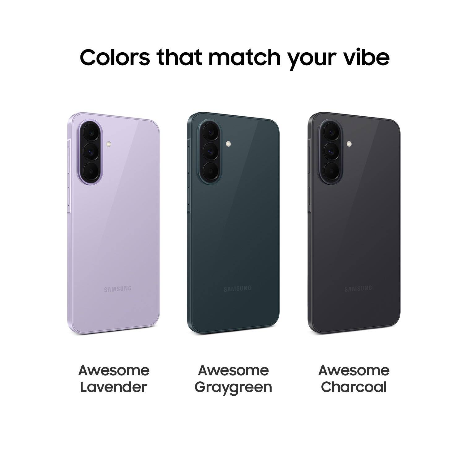Colors that match your vibe

- Awesome Lavender
- Awesome Graygreen
- Awesome Charcoal