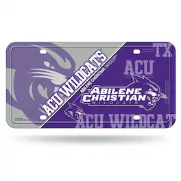 Rico Industries - Abilene Christian Wildcats 12x6 Metal License Plate Auto Tag - Multi