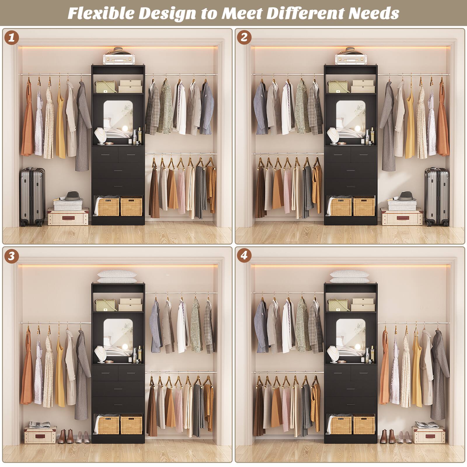 1. Flexible Design to Meet Different Needs  
2.  
3.  
4.