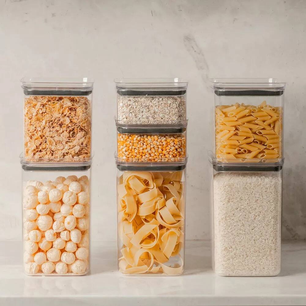 Alt View 2. OU - OU Airtight Food Storage Container 3.7qt, BPA Free Clear Plastic Food Storage Container - Clear.