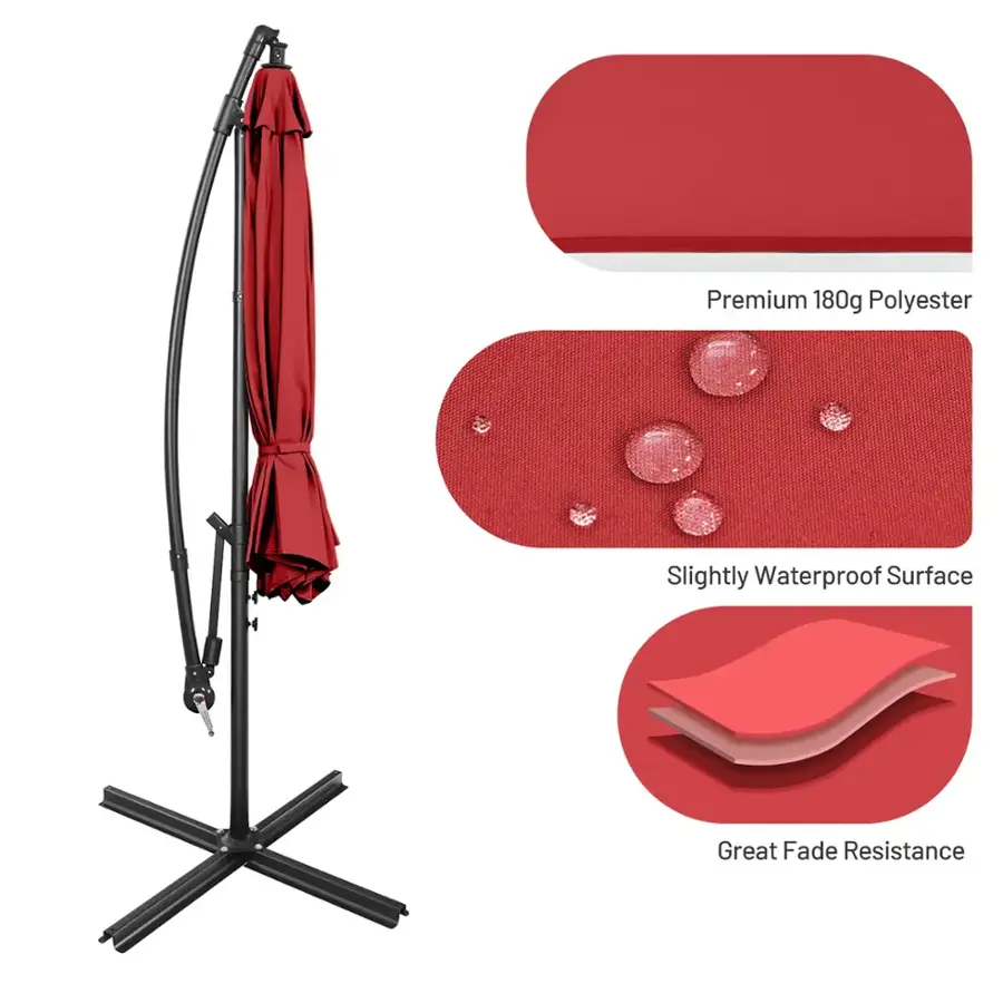 Premium 180g Polyester Slightly Waterproof Surface Great Fade Resistance