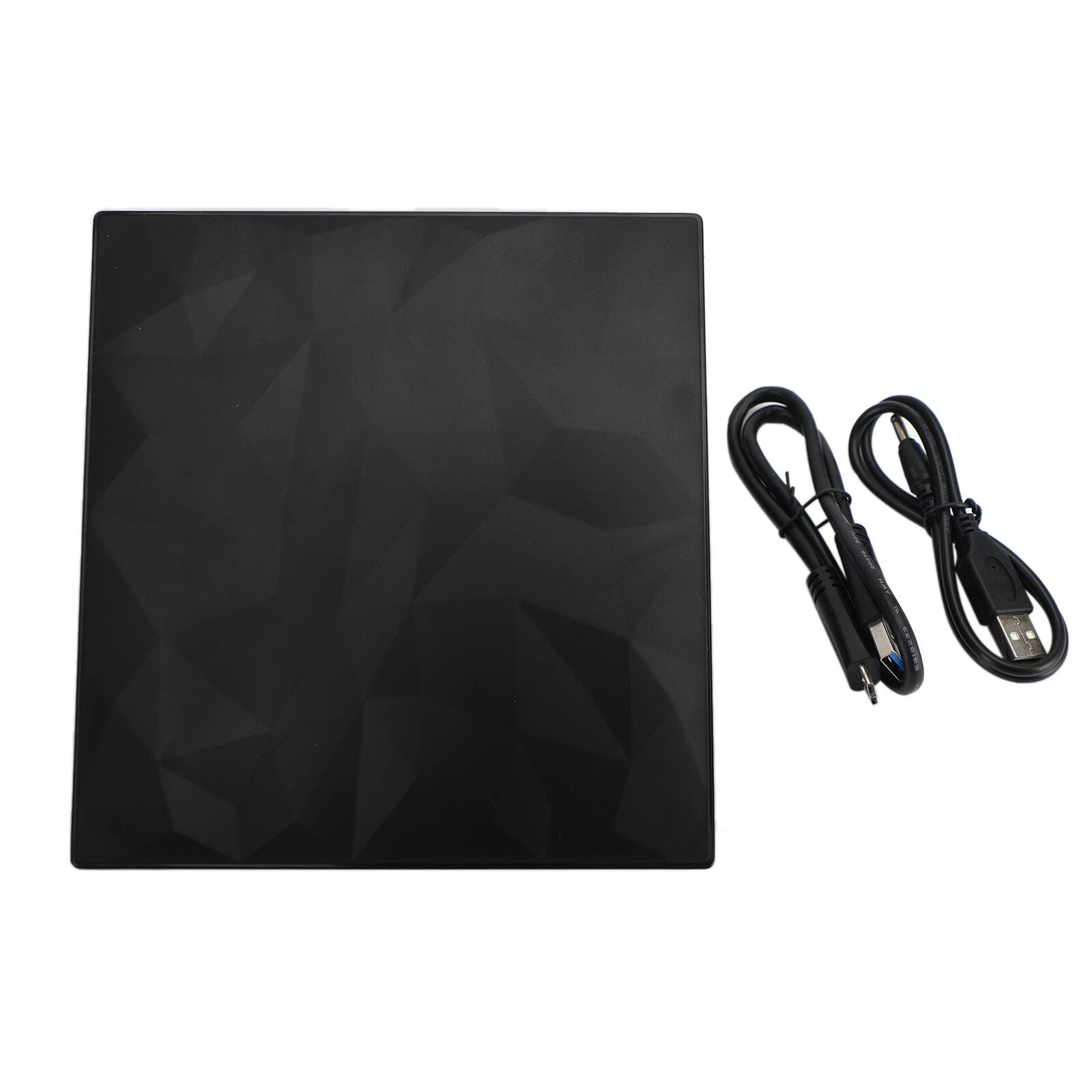 Alt View 6. Topteng - Slim Portable External DVD Drive USB 3.0 - CD/DVD Burner Writer with Unique Design for Mac, Laptop, PC - Black.