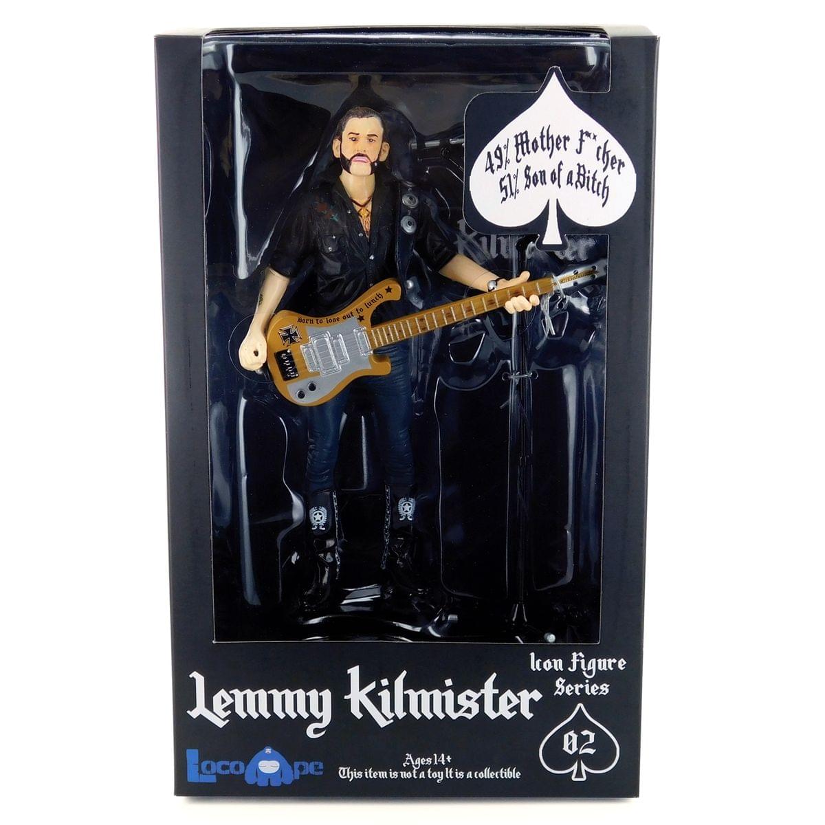 49% Mother F*ther  
51% Son of a Bitch

Lemmy Kilmister  
Icon Figure Series  
02

Ages 14+  
This item is not a toy. It is a collectible