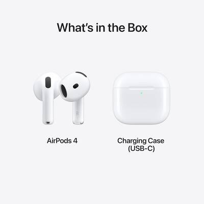 Apple AirPods 4 Wireless Earbuds with Active Noise Cancellation Apple AirPods 4 Wireless Earbuds with Active Noise Cancellation